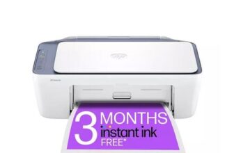 HP DeskJet 2922 All-in-One Wireless Inkjet Printer Scan & Copy