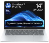 HP OmniBook 7 AI 14 Laptop – Intel Core Ultra 7, 1 TB SSD, Silver – Free C&C