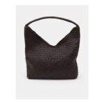 HUSH Online Only Leather Woven Tote Bag
