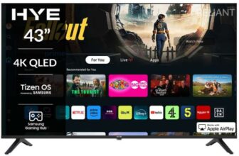 HYE 43 4K QLED Tizen OS WiFi Frameless Smart TV