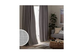 Habitat Blackout Pencil Pleat Curtains