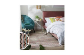 Habitat Stripe Cotton Flatweave Rug – 120x160cm