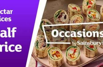 Half Price Occasions e.g. Sainsburys Party Sandwich Platter (24 Quarters) oak smoked ham and Cheddar cheese, – Nectar Price