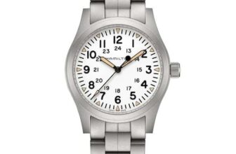 Hamilton Khaki Field Mechanical 42mm Mens Watch White