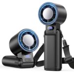 Handheld Fan Rechargeable with LED Display & Clip, 1-199 Speed Adjustable, 3-in-1 Sold By CAMHTOO LTD / FBA