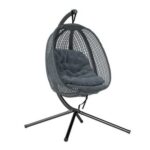 Hanging Swing Chair W/ Thick Cushion,