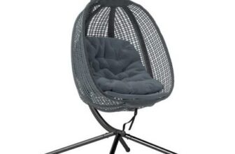 Hanging Swing Chair W/ Thick Cushion,