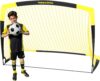 Happy Jump Portable Pop Up Football Goals Optional Target Sheet, Ball, Pump & Cones Weatherproof Football Nets 3×2.2FT, 4x3FT, 5×3.6FT, 7x5FT for Garden & Outdoor Training