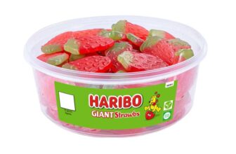 Haribo Giant Strawbs 825g Tub, 75 Pieces (£3.81/£4.26 S&S)