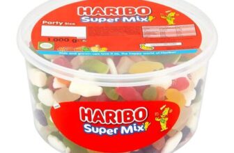 Haribo Supermix Sweets Party Tub 1kg
