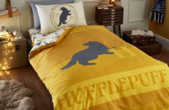 Harry Potter Hufflepuff Reversible Duvet Cover and Pillowcase Set
