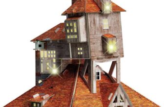 Harry Potter Make Your Own Light Up Weasley Burrow – Free C&C