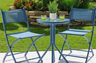 Hawaii 3-Piece Bistro Set Blue – Free C&C