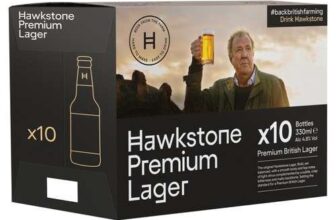 Hawkstone Premium Lager 10 x 330ml – ABV 4.8%