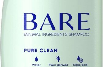 Head & Shoulders Pure Clean Anti-Dandruff Shampoo, Sulfate Free for Oily Scalp. 400 ml. Bare Shampoo Prevents Dandruff with Minimal Ingredients. Free from Dyes, Sulphates and Silicones.