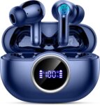 Headphones Wireless Bluetooth 5.4, Bluetooth Headphones In Ear 2025 Wireless Headphones Deep Bass, ENC Noise Cancelling Mic Wireless Earbuds 36 Hours Wireless Earbuds, IP7 Waterproof/USB-C/LED Display