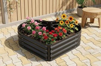Heart-Shaped Galvanised Steel Raised Garden Bed
