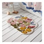 Heart and Soul Floral Bath Mat