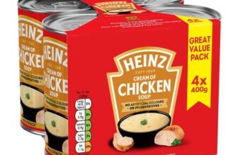 Heinz Cream of Chicken Tinned Soup 4 X 400g