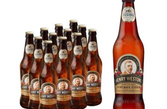 Henry Westons Vintage Glass Bottles (8.2% ABV 12 x 500ml Multipack) – Discount at Checkout
