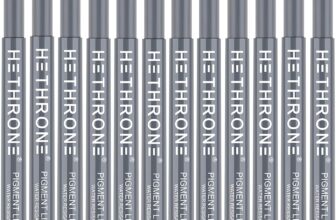 Hethrone Calligraphy Pens Drawing Pens and Black Calligraphy Set for Beginners Writing, Signature, Illustration Design and Drawing (12 Size)