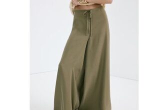High-Rise Wide Leg Trousers