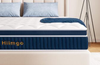 Hiimgo Hybrid Mattresses-26CM Double Mattress-Pocket Spring with Memory Foam Medium Firm Strengthen Edge Support, with Motion Isolation-135x190x26CM