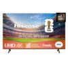 Hisense 43 43A6QTUK 4K Ultra HD Smart TV AI TV – 4K UHD, Hi-View AI Engine, Precision Colour, AI Smooth Motion