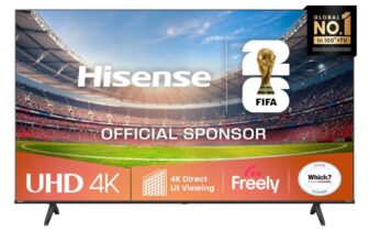 Hisense 55 55A6QTUK 4K Ultra HD Smart TV AI TV – 4K UHD, Hi-View AI Engine, Precision Colour, AI Smooth Motion (Delayed Dispatch)
