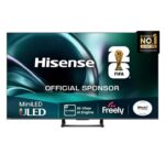 Hisense 55 55U7QTUK MiniLED QLED 144Hz Smart AI TV – with Prime