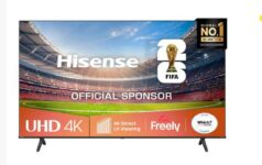 Hisense 65A6QTUK 65in 4K Ultra HD HDR LED Smart TV
