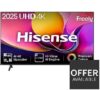 Hisense E6Q 58 4K HDR Smart TV with Freely – 2 Year Warranty