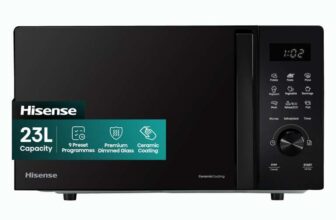 Hisense H23MOBSD1HUK 23 Litre 800W electronic Microwave with Auto Defrost