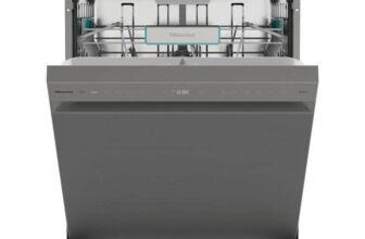 Hisense HS673A90XUK, 16 Place Settings Dishwasher, A Rated in Silver (discount at checkout)