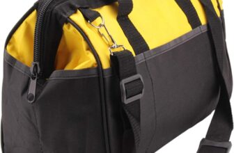 Holdfiturn 16 inch Tool Bag Hard Bottom Heavy Duty Toolbag with Pocket for Tool Storages Heavy Duty Tool Storage Organizer with Hard Base for Repairman