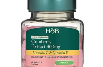 Holland & Barrett High Strength Cranberry Extract 400mg 60 Tablets