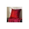 Home Herringbone Check Cushion – Red – 43x43cm