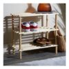 Home Solutions 3 Tier Wooden Shoe Rack
