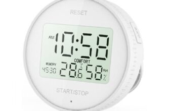 Homidy Magnetic Digital Kitchen Timer with Hygrometer and Thermometer