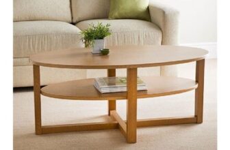 Homme Concept Contemporary Oval/Round Coffee Table