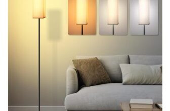Homuserr Floor Lamp with 3 Color Temperatures and 9W LED