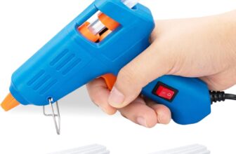 Hot Glue Gun Fast Heating,20W Mini Heating Hot Melt Glue Gun Kit Tools with 75 Pcs Premium Glue Sticks for Daily Home Repairs, Crafts, DIY and Sealing