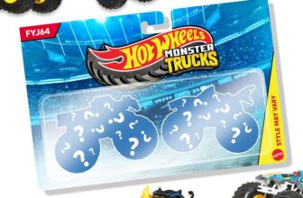 Hot Wheels Monster Trucks 2-Pack (Assorted Styles, One Random Set) 1:64 Scale – with Prime