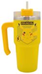 Hox Pokémon Pikachu Yellow Travel Coffee Cup – 600ml – Free C&C