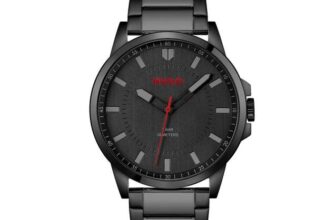 Hugo Analogue Quartz Watch for Men Collection First – Available with Stainless Steel Bracelet or Leather Strap £84 (Prime Members)