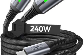 INIU 240W USB C to USB C Charger Cable, 2-Pack 2m PD Type C Charge Cable, Super Fast Charging – Prime Deal