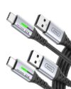 INIU USB C Charger Cable, 2-Pack 2m USBA To USBC Cable, Braided Type C Charger Cable Fast Charging W/Voucher – Sold by SimpleLife LLC FBA