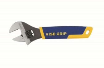 IRWIN Vise-Grip Adjustable Wrench with Comfort Grip, SAE, 6-Inch
