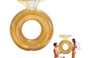 Inflatable Diamond Ring Pool Float for Adults