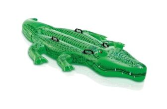 Intex Giant Gator Inflatable Ride-on Alligator, Black 58562EP